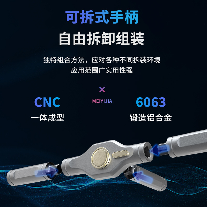 66合一棘轮螺丝刀套装S2批头强磁省力正反转汽修家用拆机维修工具