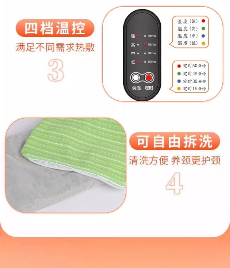 Triangular cervical pillow with buckwheat shell