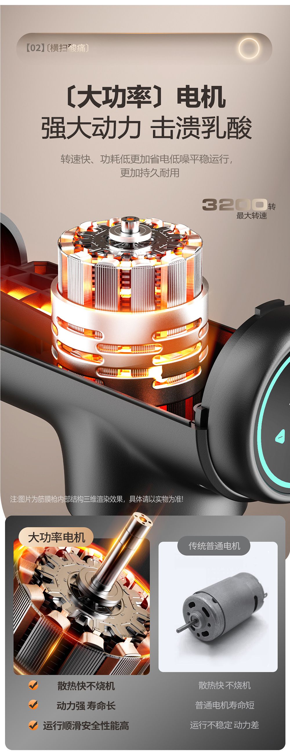 Fascia Gun Hot Cold 45°C Shoulder Neck Back