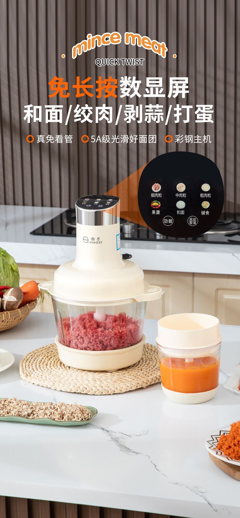 Yangzi Fleischwolf elektrisch automatisch multifunktional