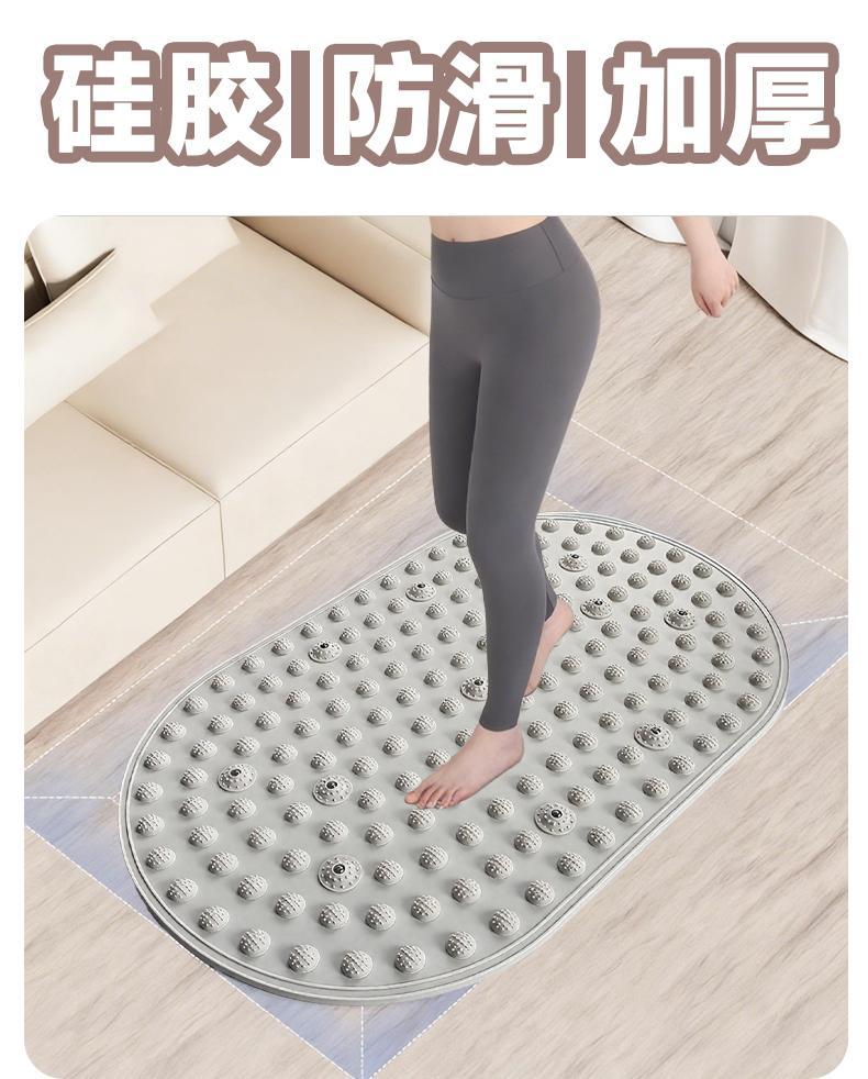 懒人瑜伽养生神器液体硅胶指压板软乎乎软弹按摩运动锻炼脚垫子