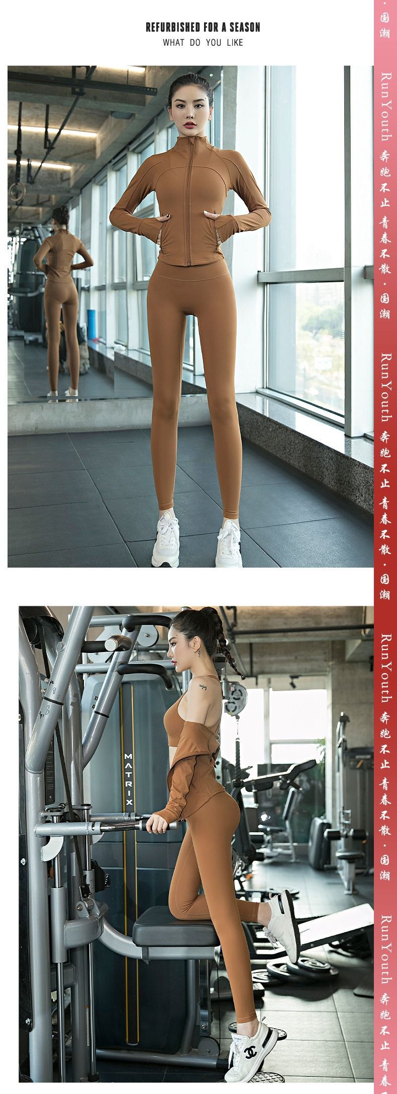 Pilates yoga takımı, dar kesim, hızlı kuruyan