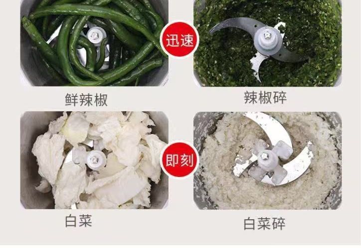 电动绞肉机家用商用多功能料理机不锈钢搅拌机蒜蓉辣椒粉碎机新品