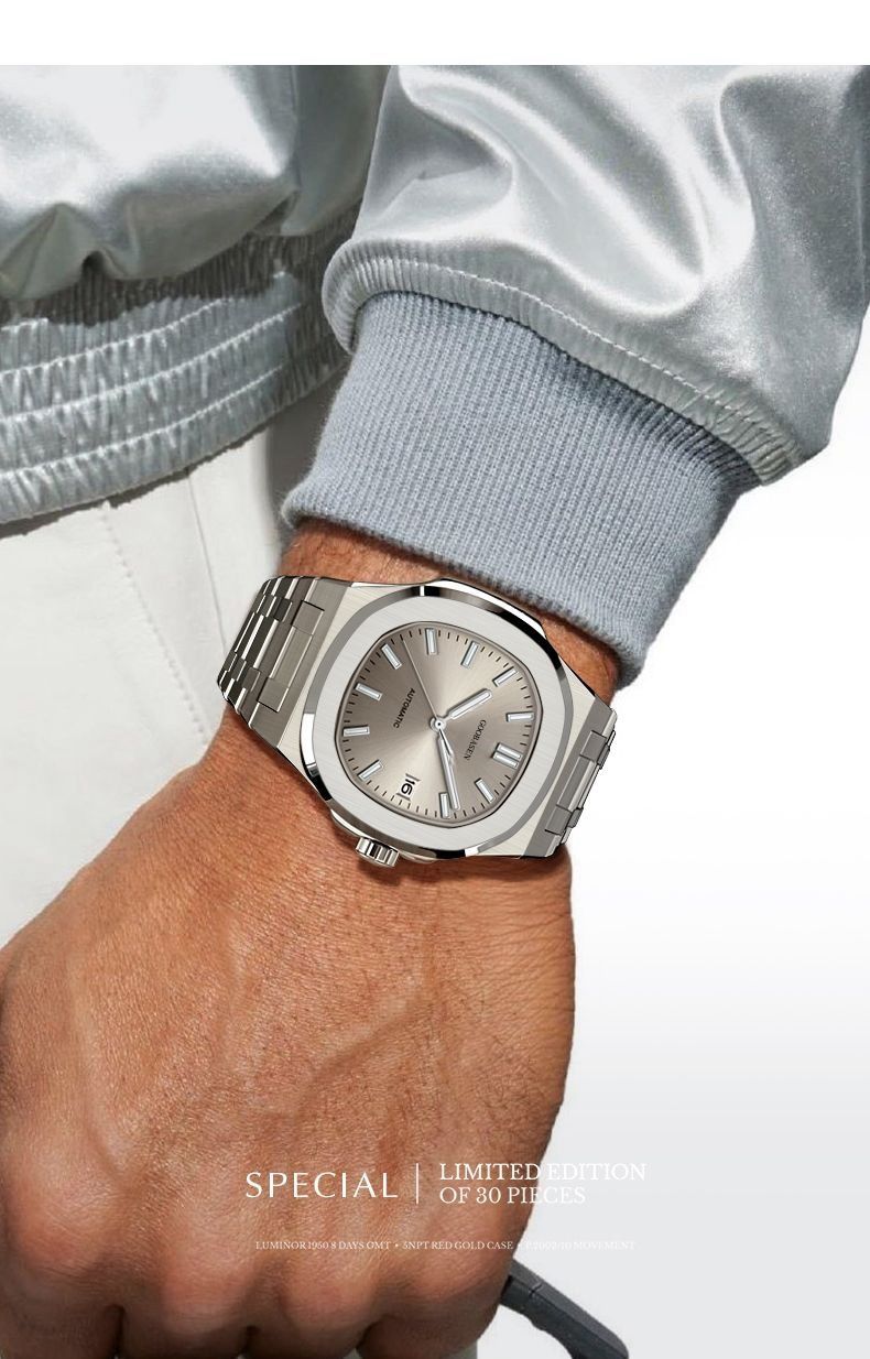 Wasserdichte Herrenuhr mit Nachtlicht