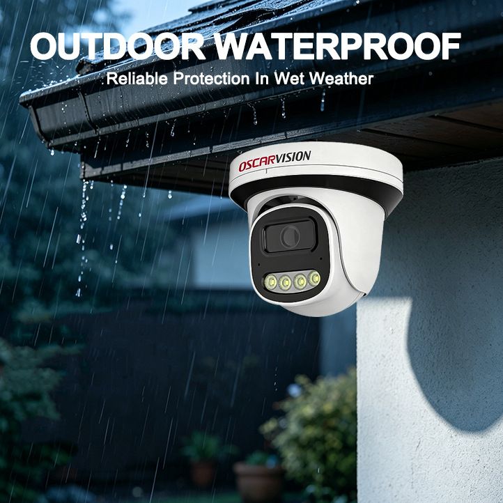 POE Dome Camera 8MP Night Vision Remote Control Indoor