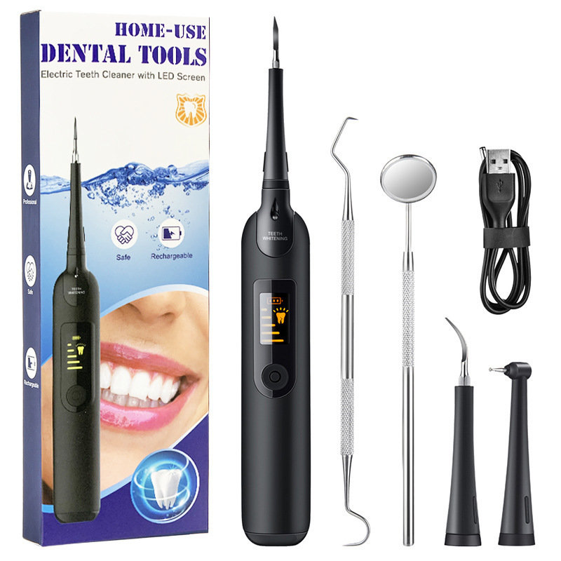 Electric dental cleaner, tartar removal, antibacterial