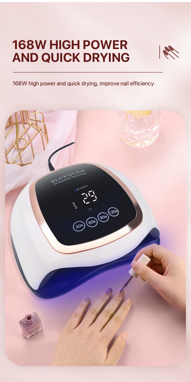 UV nail curing lamp, phototherapy device, gel polish dryer