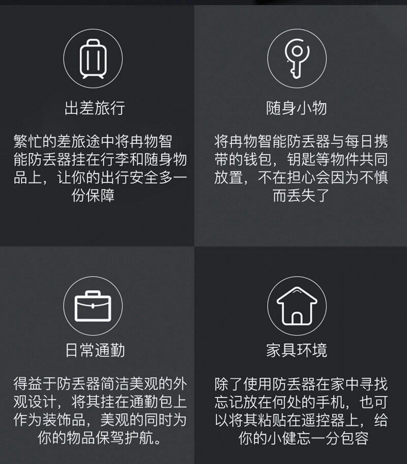 Bluetooth tracker with two-way alarm