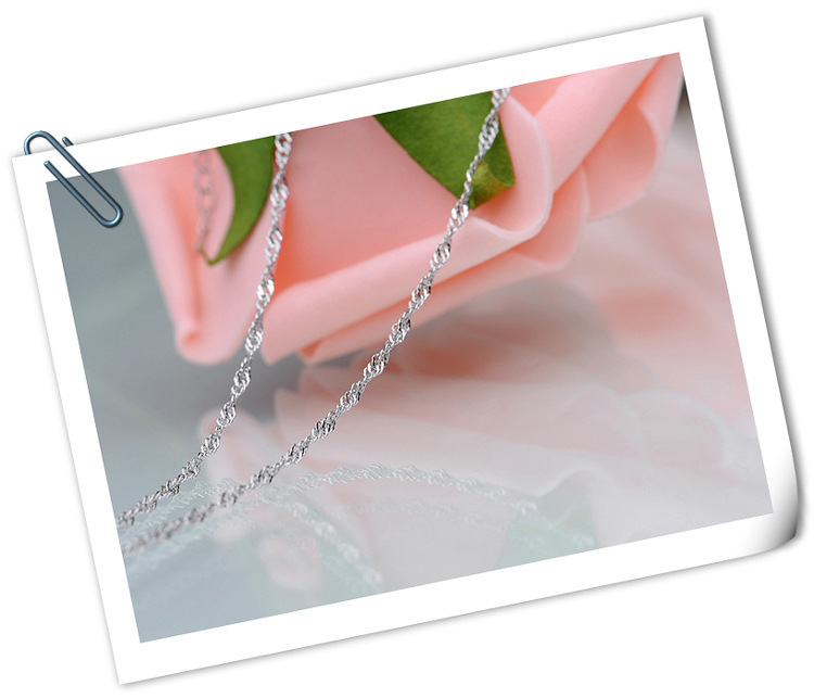 S925 sterling silver necklace, O-shaped box, snake bone chain