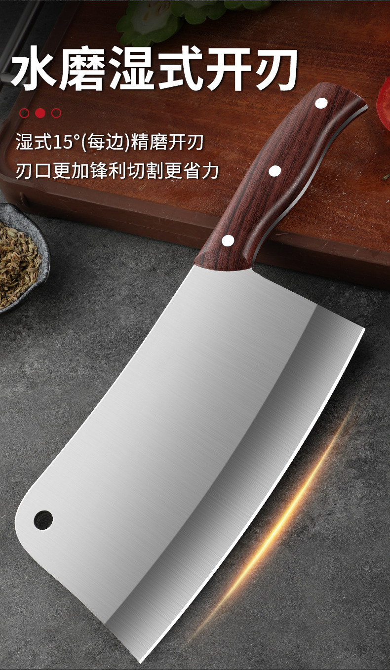 Yangjiang paslanmaz çelik kemik kıyıcı bıçak seti