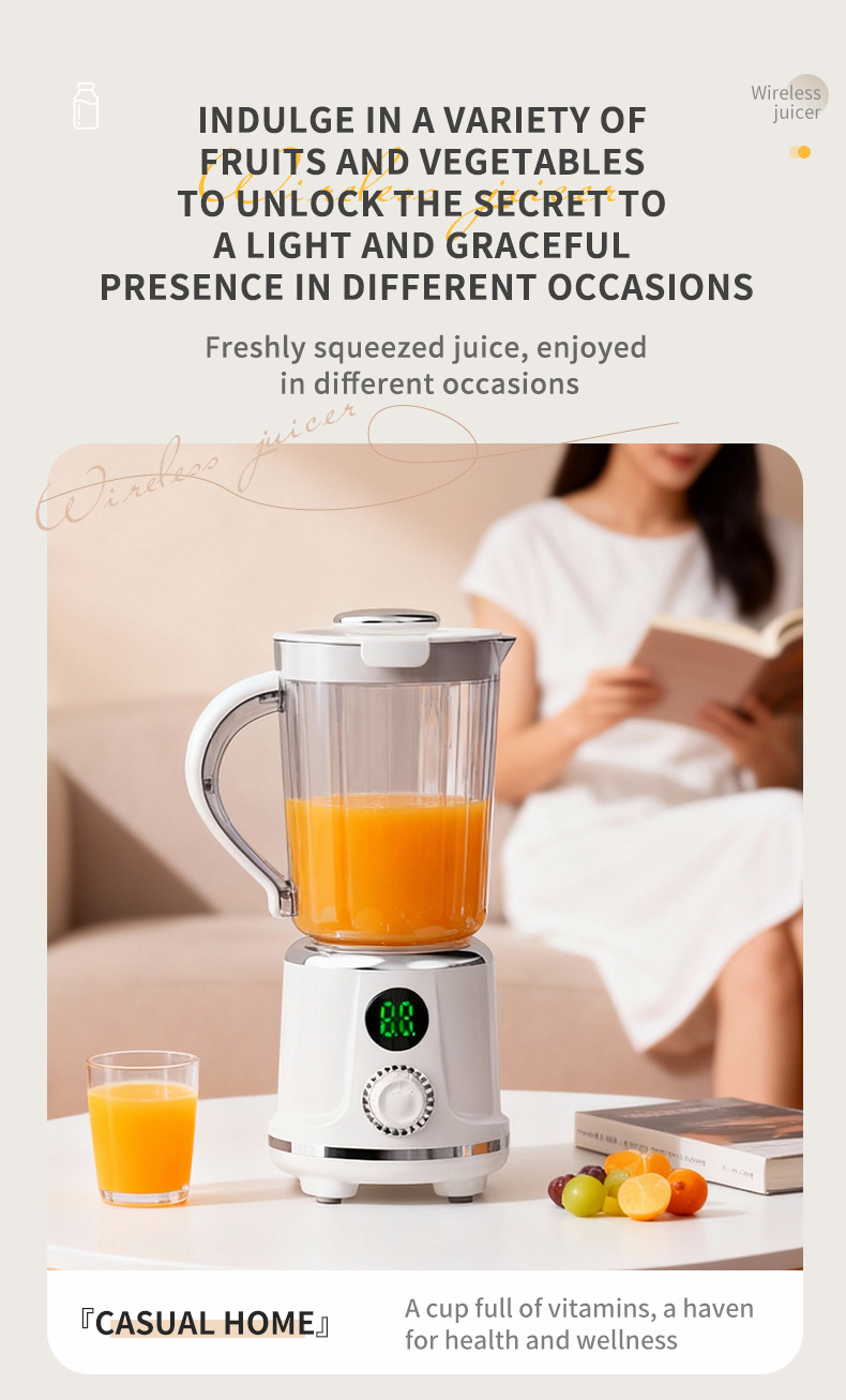 Home juicer large capacity multifunctional single serving