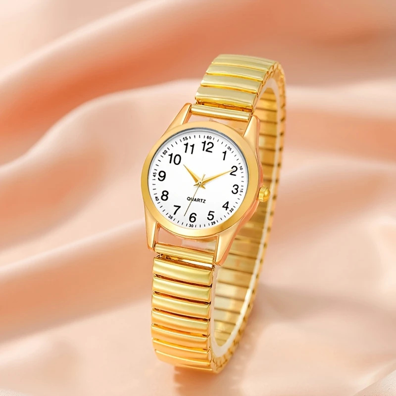 Seniorenarmbanduhr, große Ziffern, Nachtleuchtfunktion, Quarzwerk