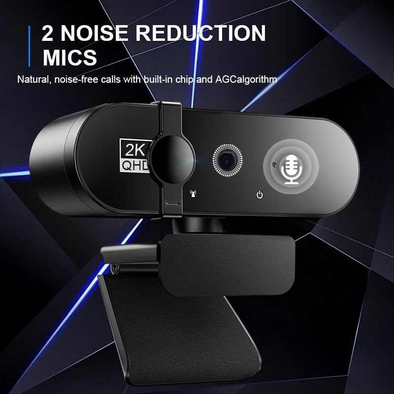Webcam 2K/4K mit integriertem Mikrofon