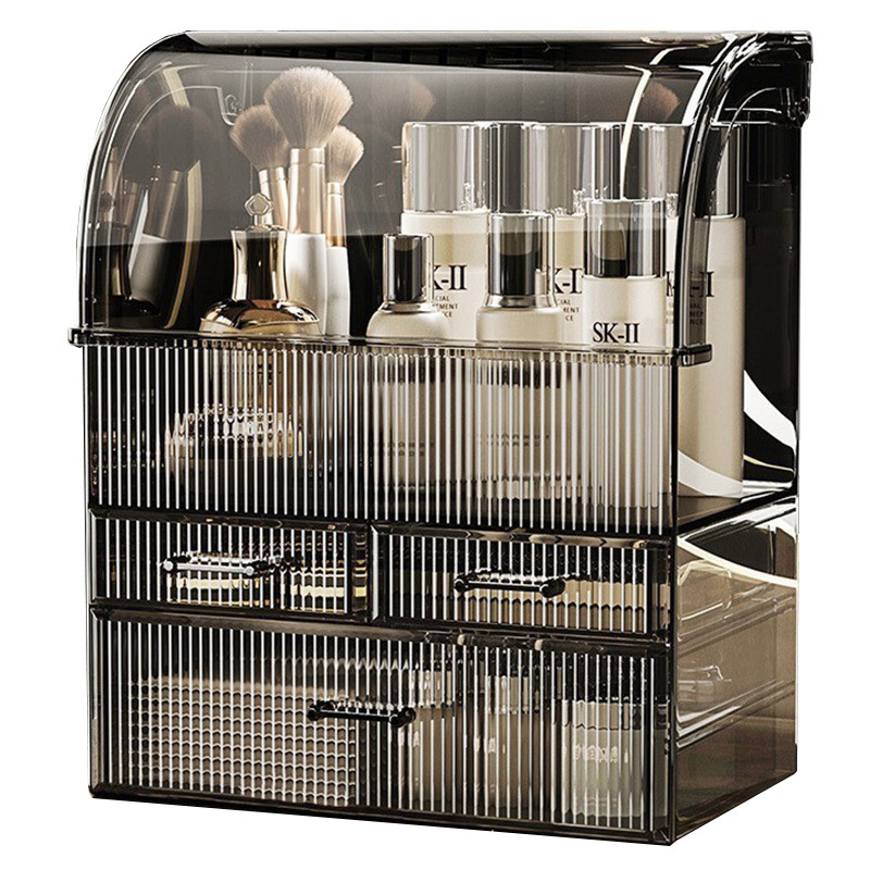 Cosmetic storage box acrylic desktop dust-proof large capacity