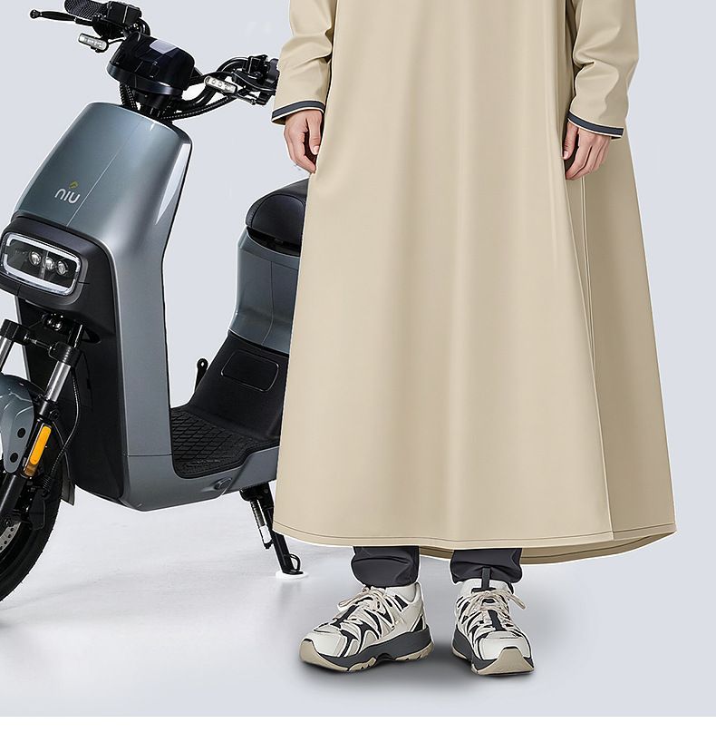 E-Bike-Regenmantel, verstärkt, ganzkörperschutz