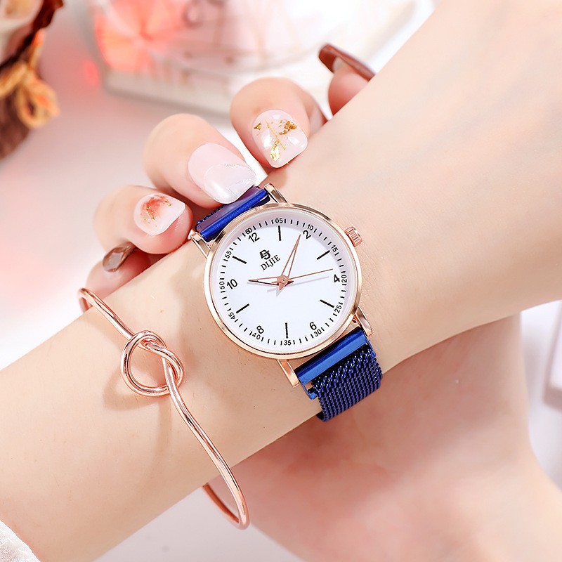 Minimalistisches Quarz-Damenuhr mit Magnetverschluss elegant