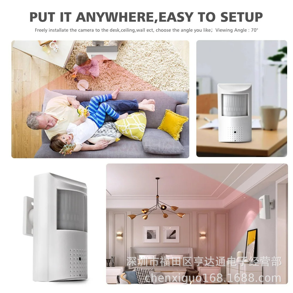 Wireless WiFi HD-Kamera 1080P Infrarot 5MP mit mobiler Fernüberwachung
