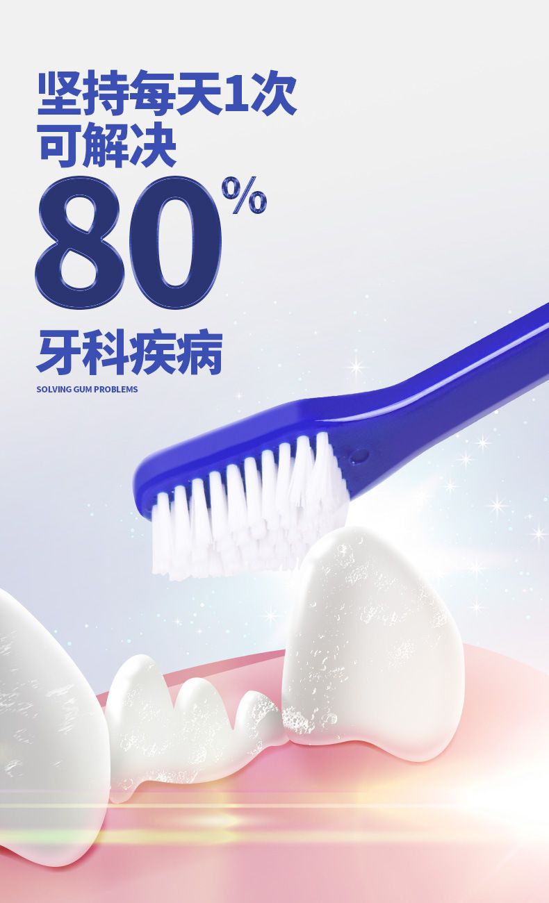 Pet oral care set, edible toothpaste for cats and dogs