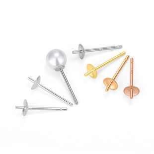 S999 Sterlingsilber Ohrstecker, elegant klein
