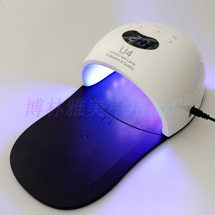LED/UV nail curing lamp with slipper design, hands and feet