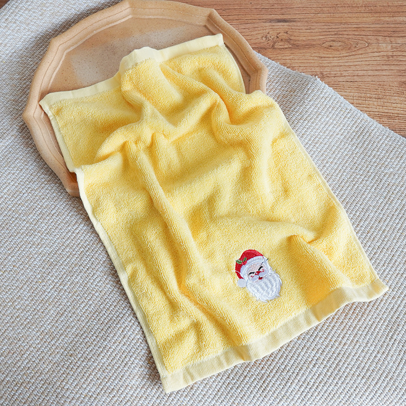 Pure cotton Christmas towel gift set for children