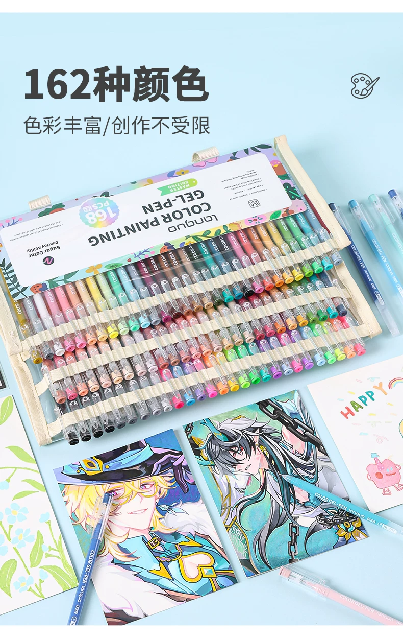Languo Kunstset Acryl-Markerstifte, Schüler-Geschenkbox