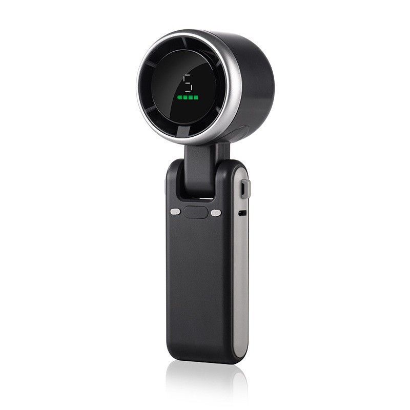 N607 Turbo-Handventilator, digitale Anzeige, USB-Aufladung