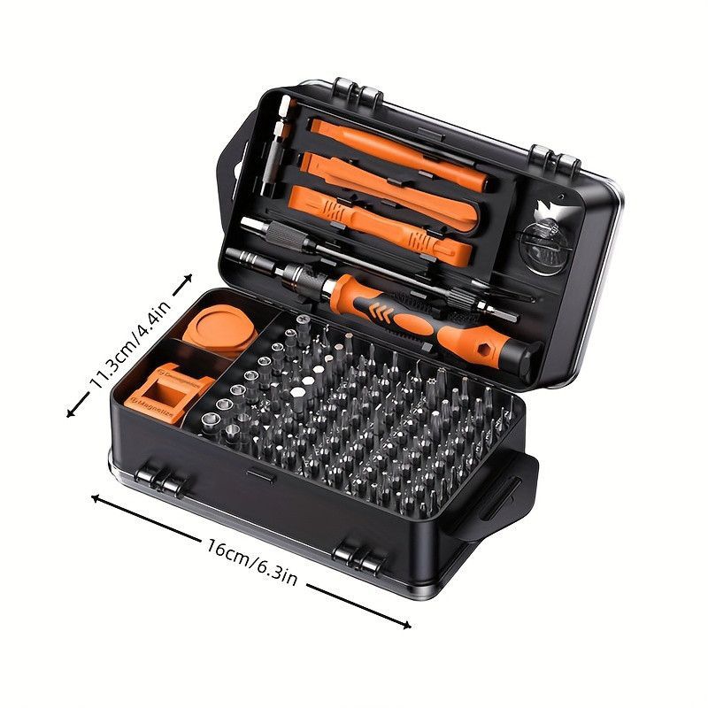 115-in-1 Schraubendreher Set Starker Magnet hochwertige Torx-Bits
