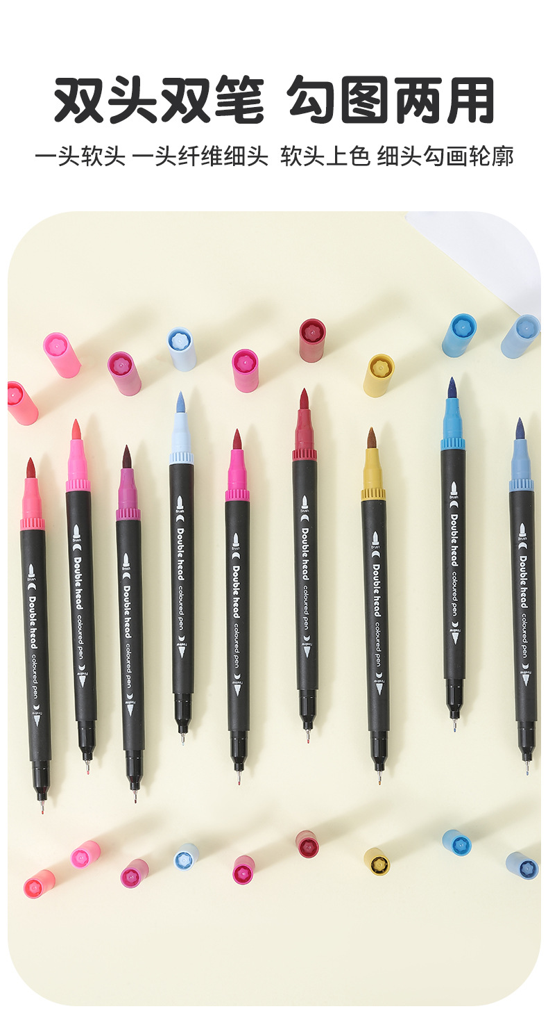 Aquarellstift-Set, 120 Farben, doppelseitig
