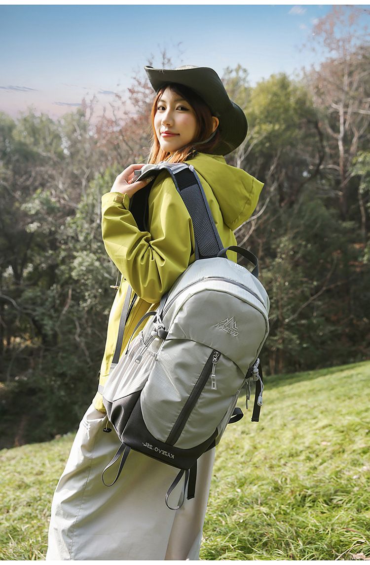 Hiking and trekking backpack, lightweight, multifunctional