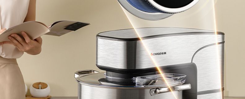 Gewerbliche multifunktionale Küchenmaschine, vollautomatisch, Timer