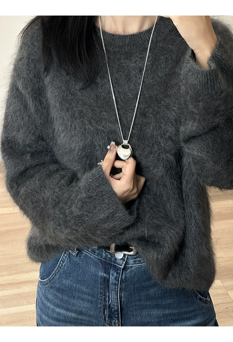 Saddle bag kolye, gümüş lüks göğüs zinciri