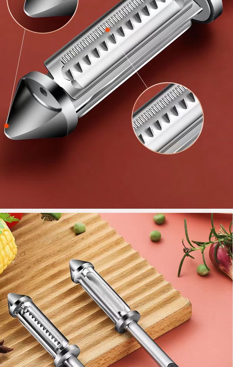 Stainless steel peeler, five-piece set, zinc alloy
