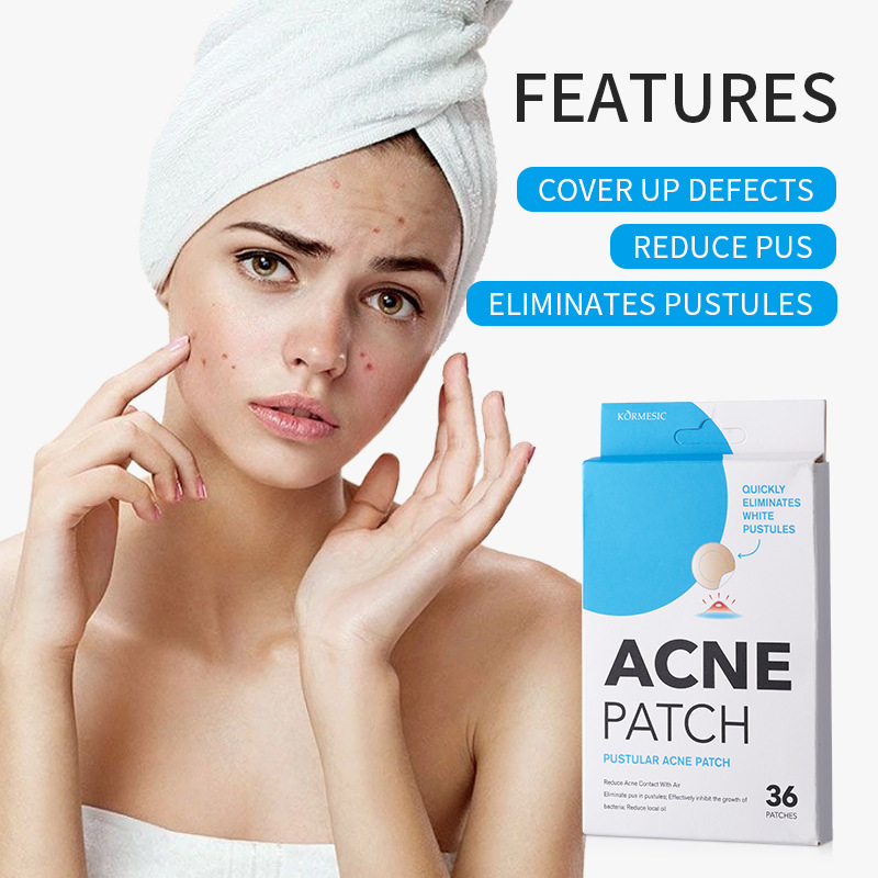 KORMESIC acne patches, facial cleansing and care treatment