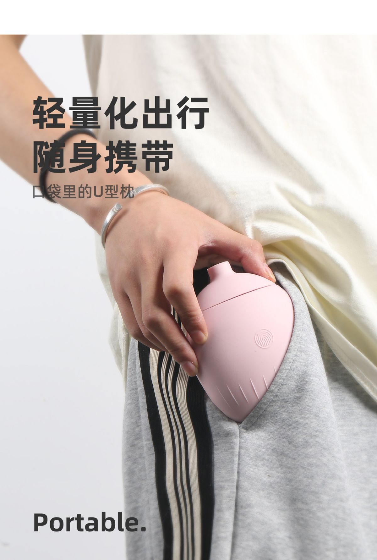 Ice Silk Inflatable U-Shaped Pillow 360° Neck Pillow, Travel Pillow, Storage Case, Portable Neck Pillow, Inflatable Pillow Manufacturer Wholesale