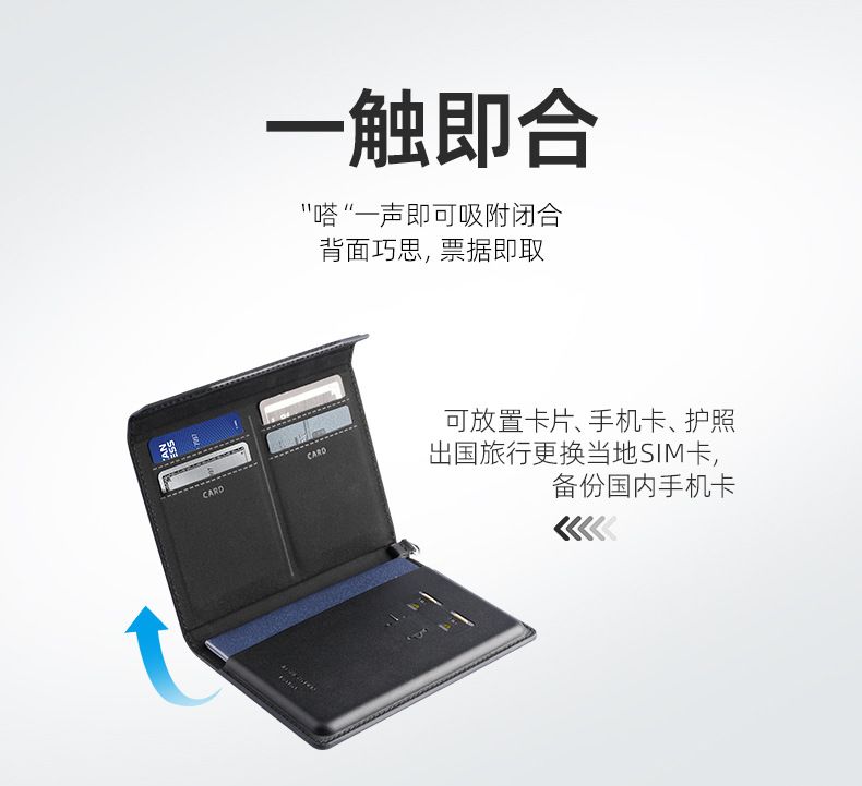 Multifunctional passport holder and card wallet for travel documents