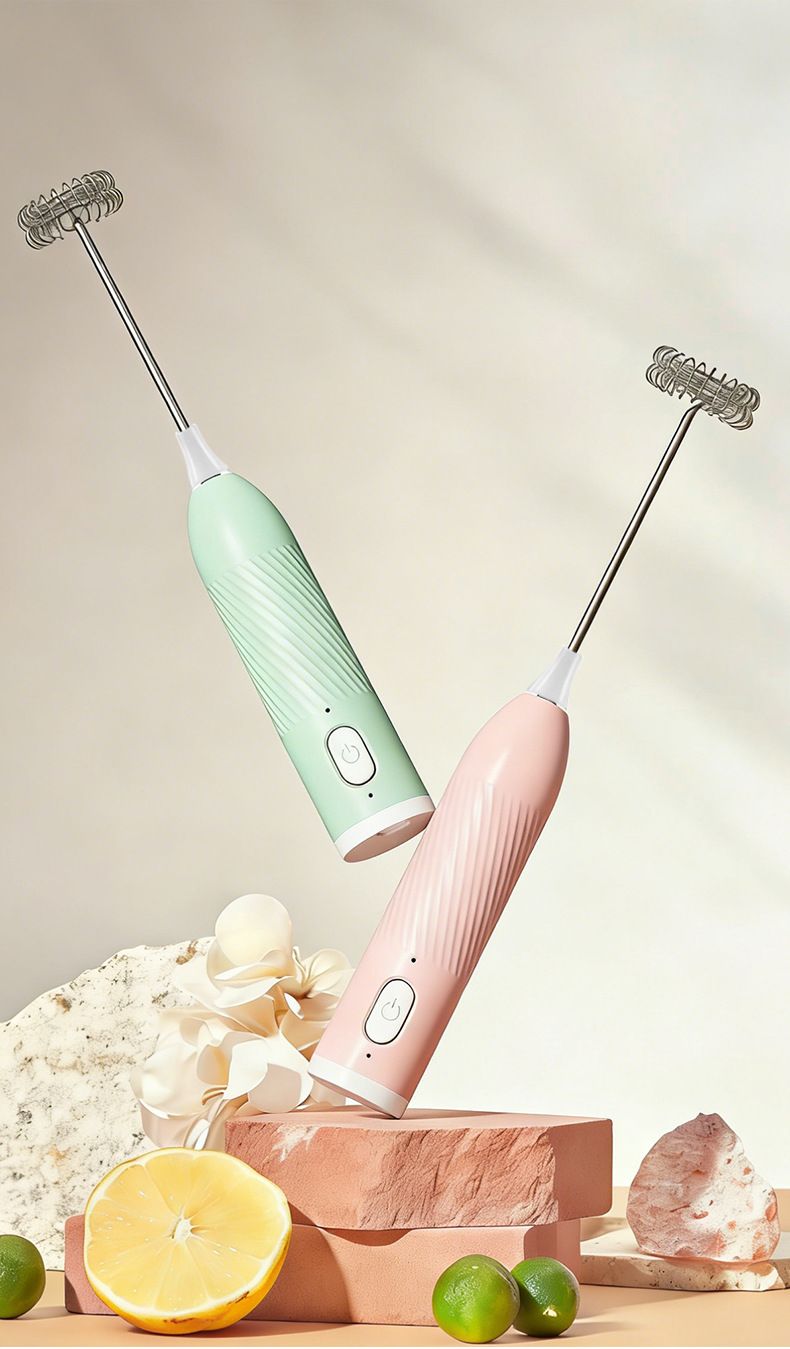 Electric milk frother, 3-speed adjustable