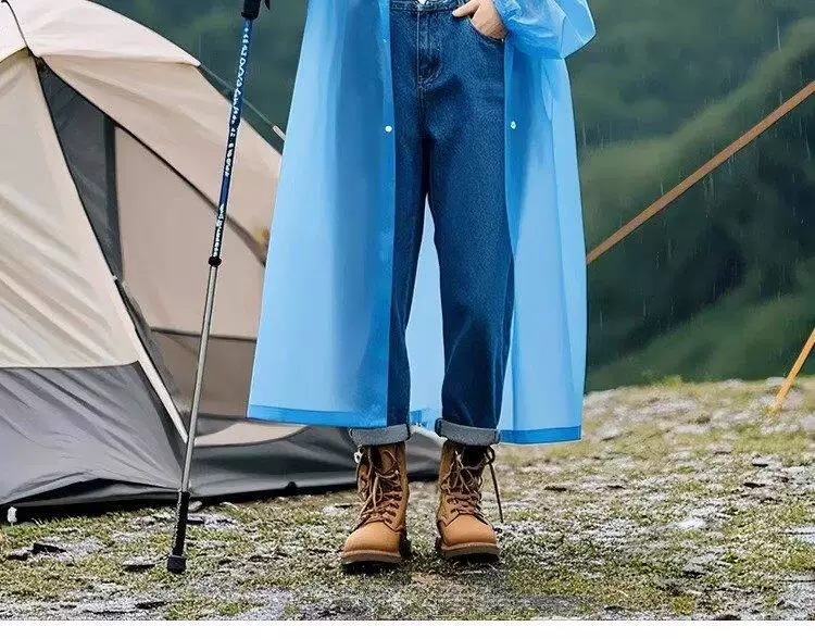 Einweg-Regenmantel, Ganzkörperschutz, verstärkt lang, Unisex
