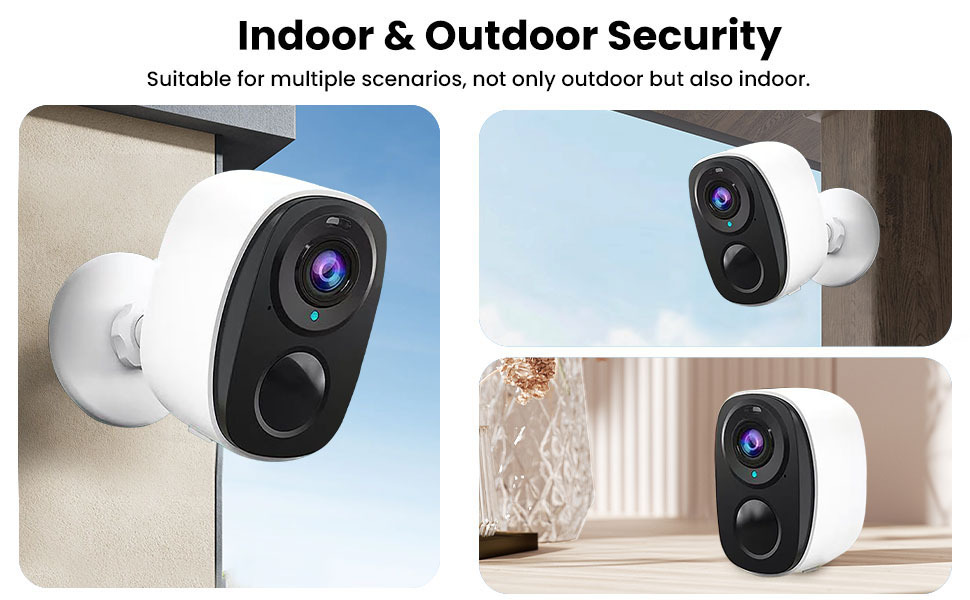 OKAM gözetim kamerası, 360 dönen, Wi-Fi, iç/dış mekan