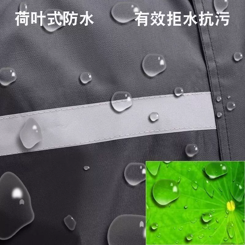 成人雨衣长款连体防雨男女户外人徒步加厚全身地反光雨披