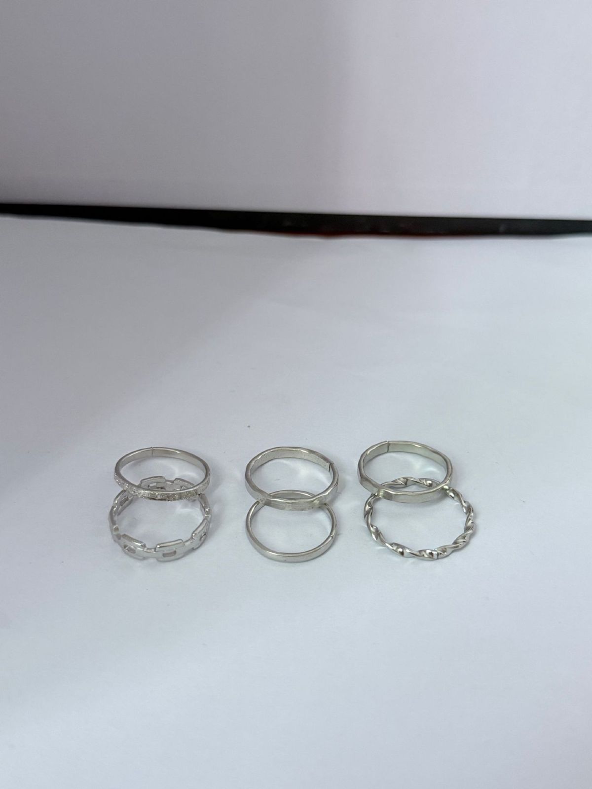 Chain Starry Sky Ring Set, 6-Piece