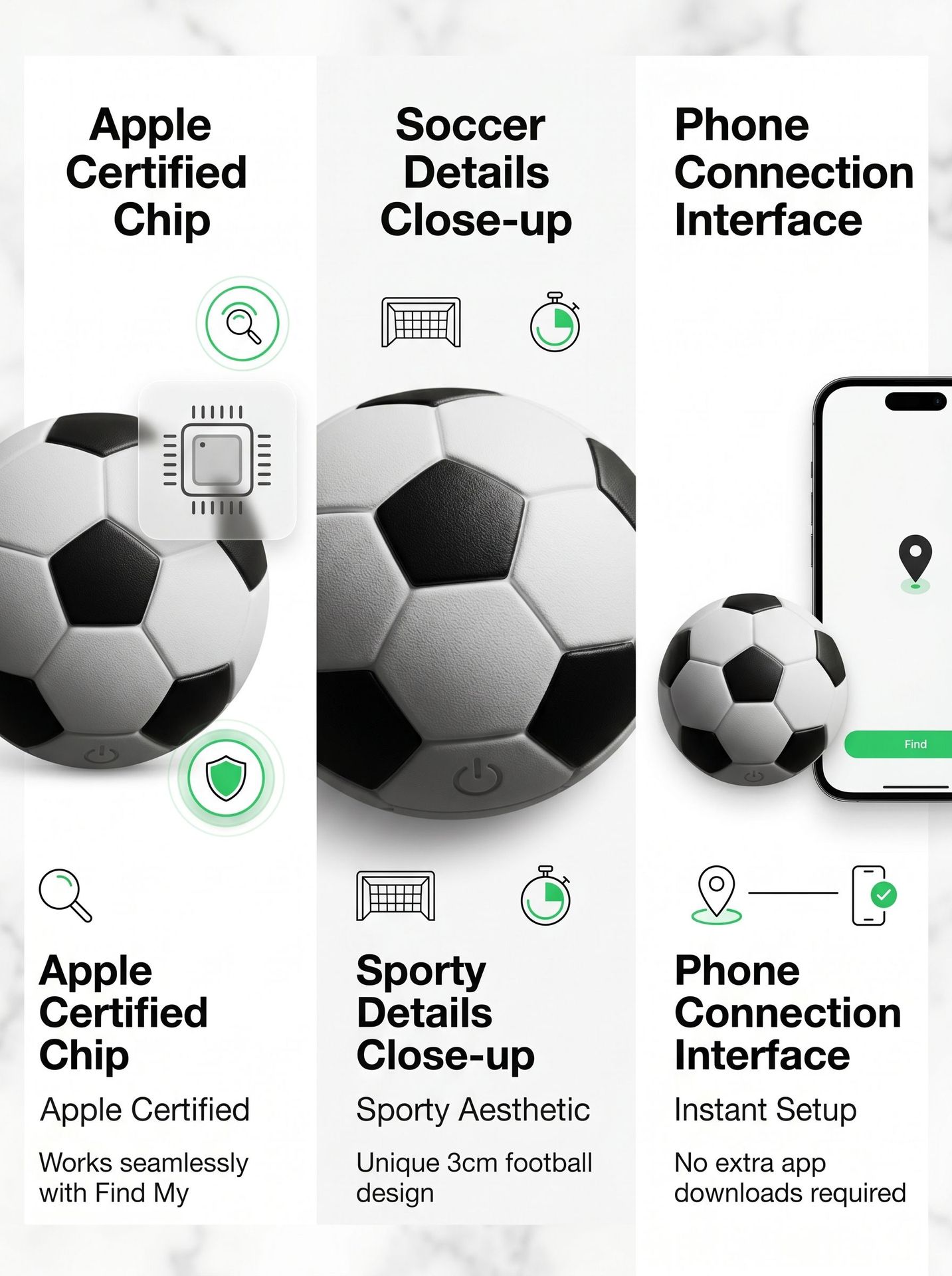 Futbol konum belirleme cihazı AirTag GPS bulucu