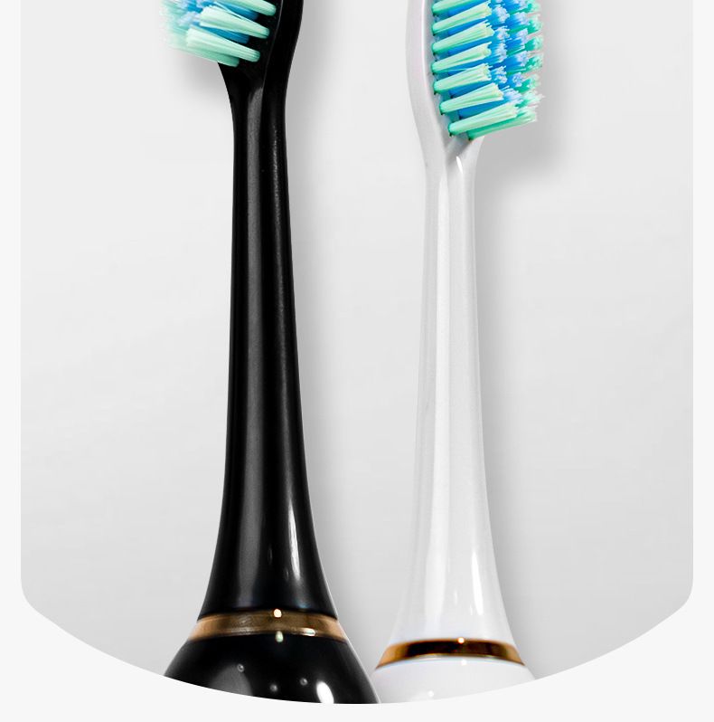 Electric toothbrush, fully automatic, smart sonic, rechargeable, soft bristles