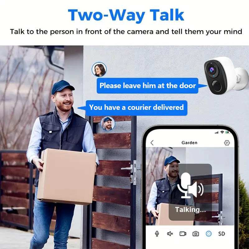 OKAM gözetim kamerası, 360 dönen, Wi-Fi, iç/dış mekan
