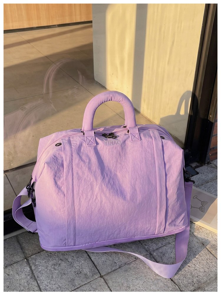 Nylon seyahat çantası, neme dayanıklı, ayakkabı bölmesi, 35L+