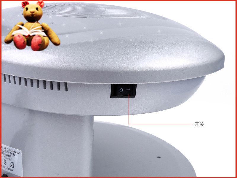 Induction nail art polish dryer, cold and hot air