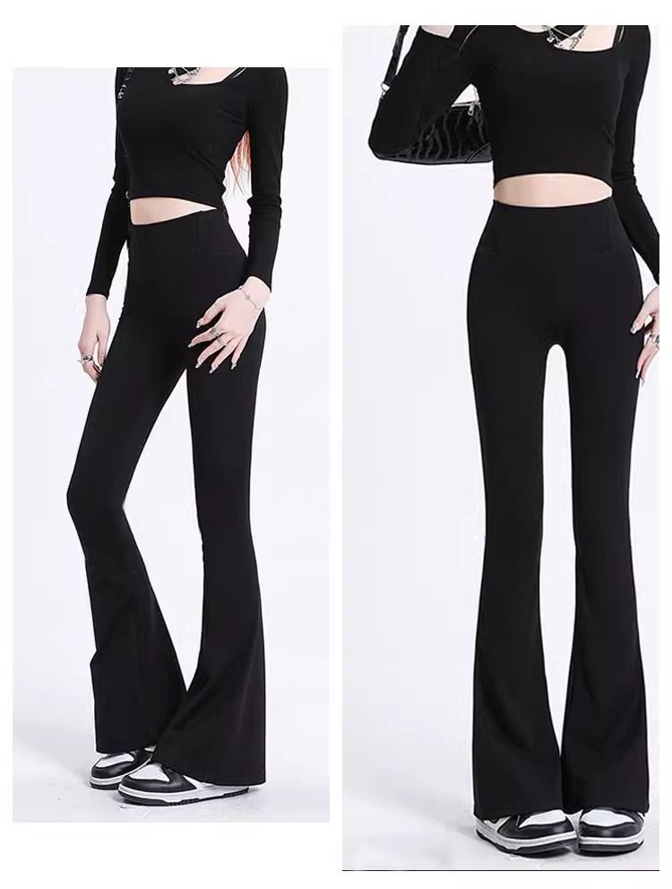 Women's yoga long pants casual outdoor high waist slimming