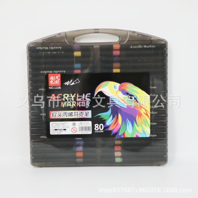 Acryl-Marker-Set weiche Spitze wasserlöslich