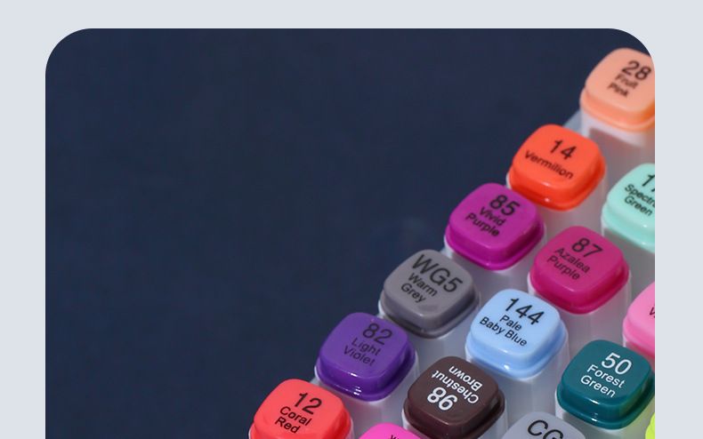 Double-head marker set 48 colors