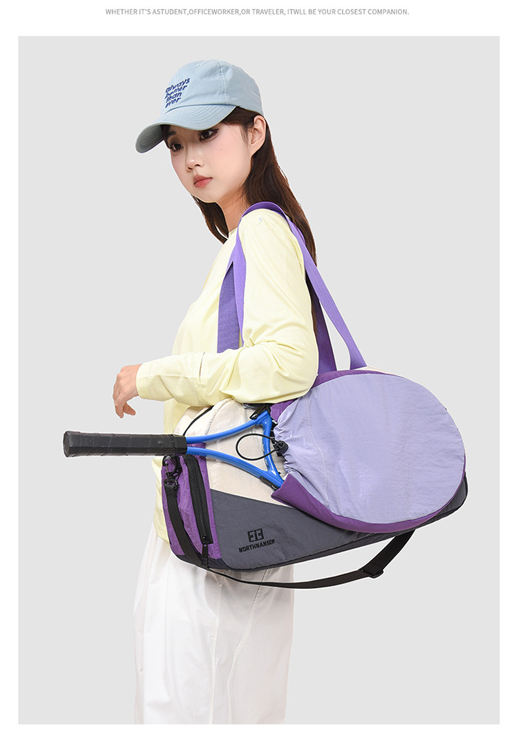 Crossbody-Sporttasche, Zylinder, einschultrig, wasserdicht